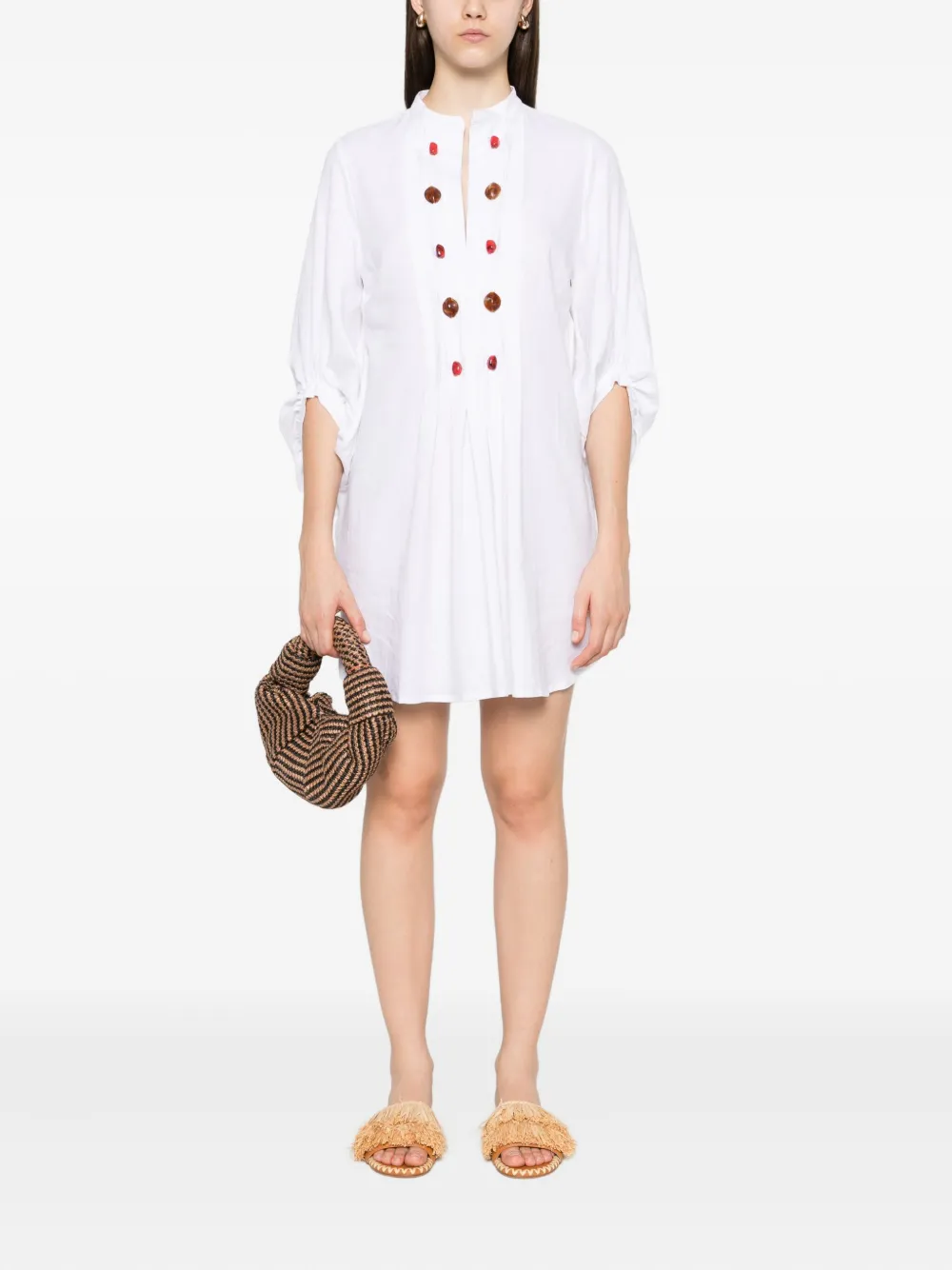 MARIUCCIA MILANO button-embellished shirt dress | Day Dresses | Image 2