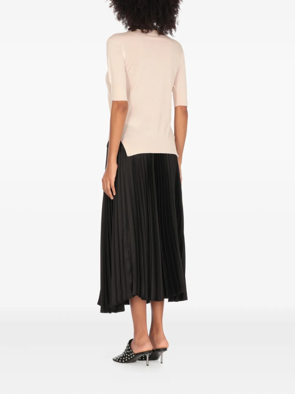 Jil Sander Trui met hoge hals Beige