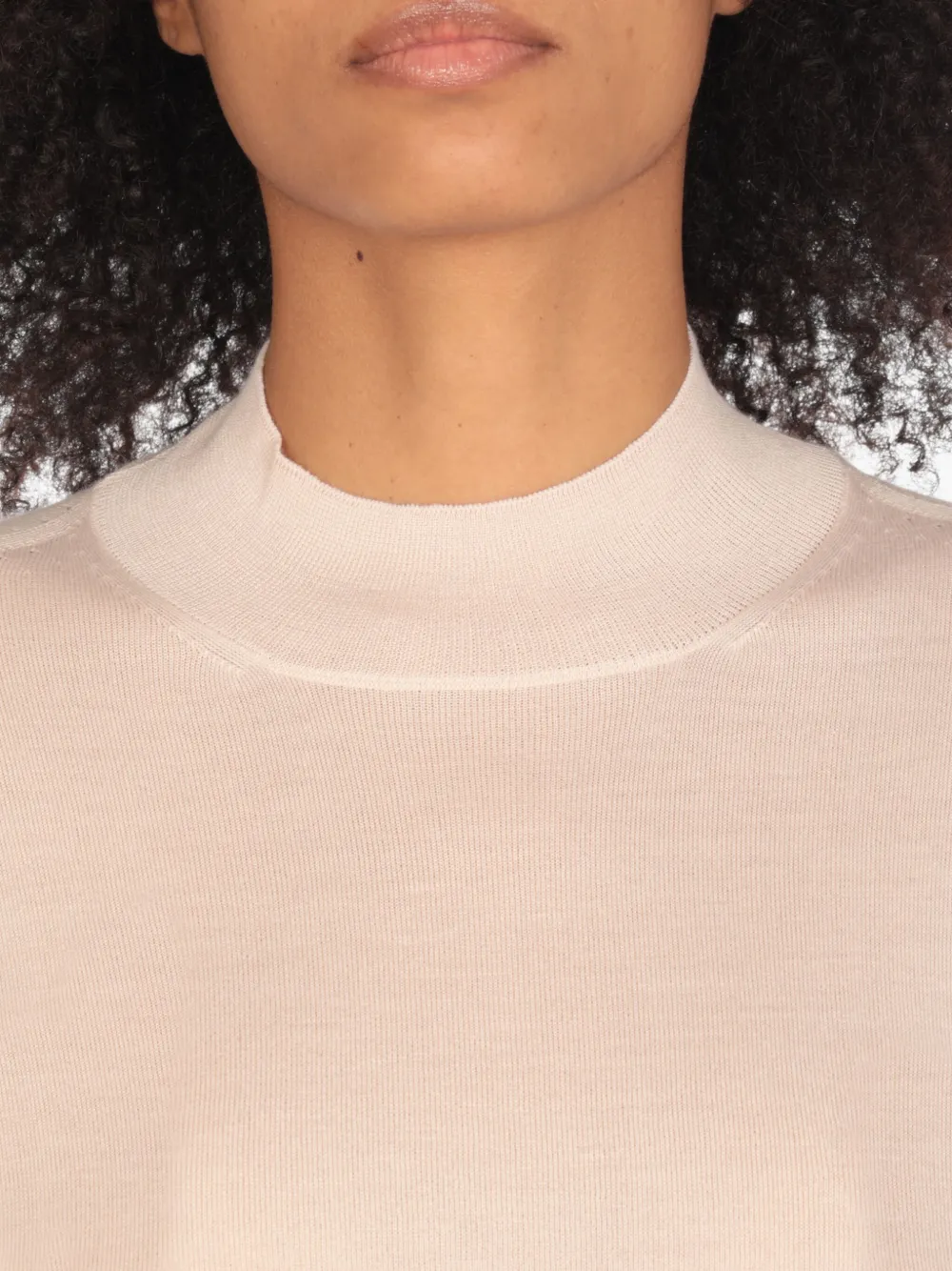 Jil Sander Trui met hoge hals Beige