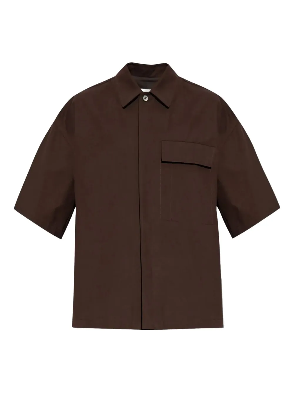 JIL SANDER+ pocket short-sleeved shirt | Brown | Image 1