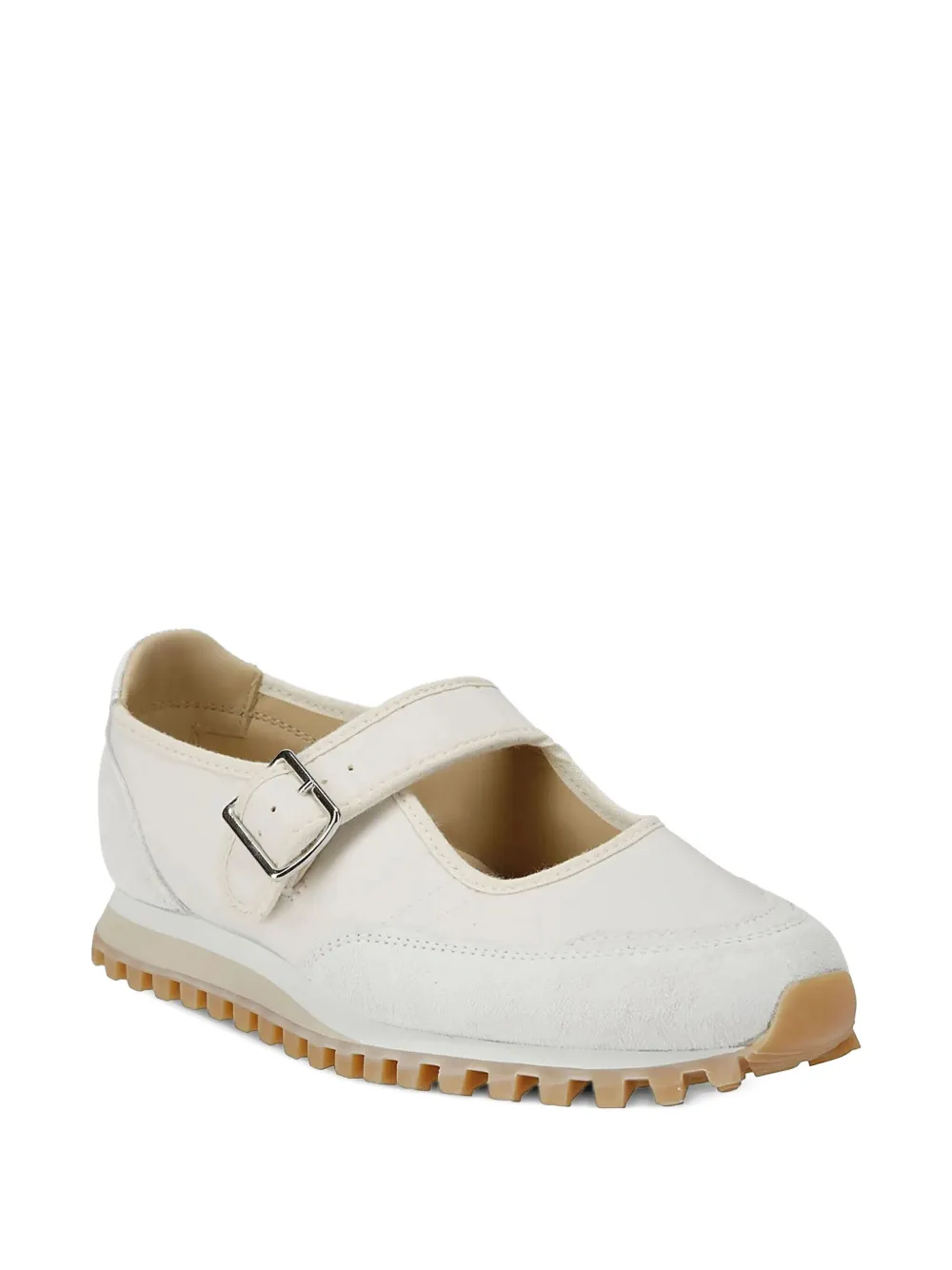 Comme Des Garçons Buckle-strap Sneakers In Neutral