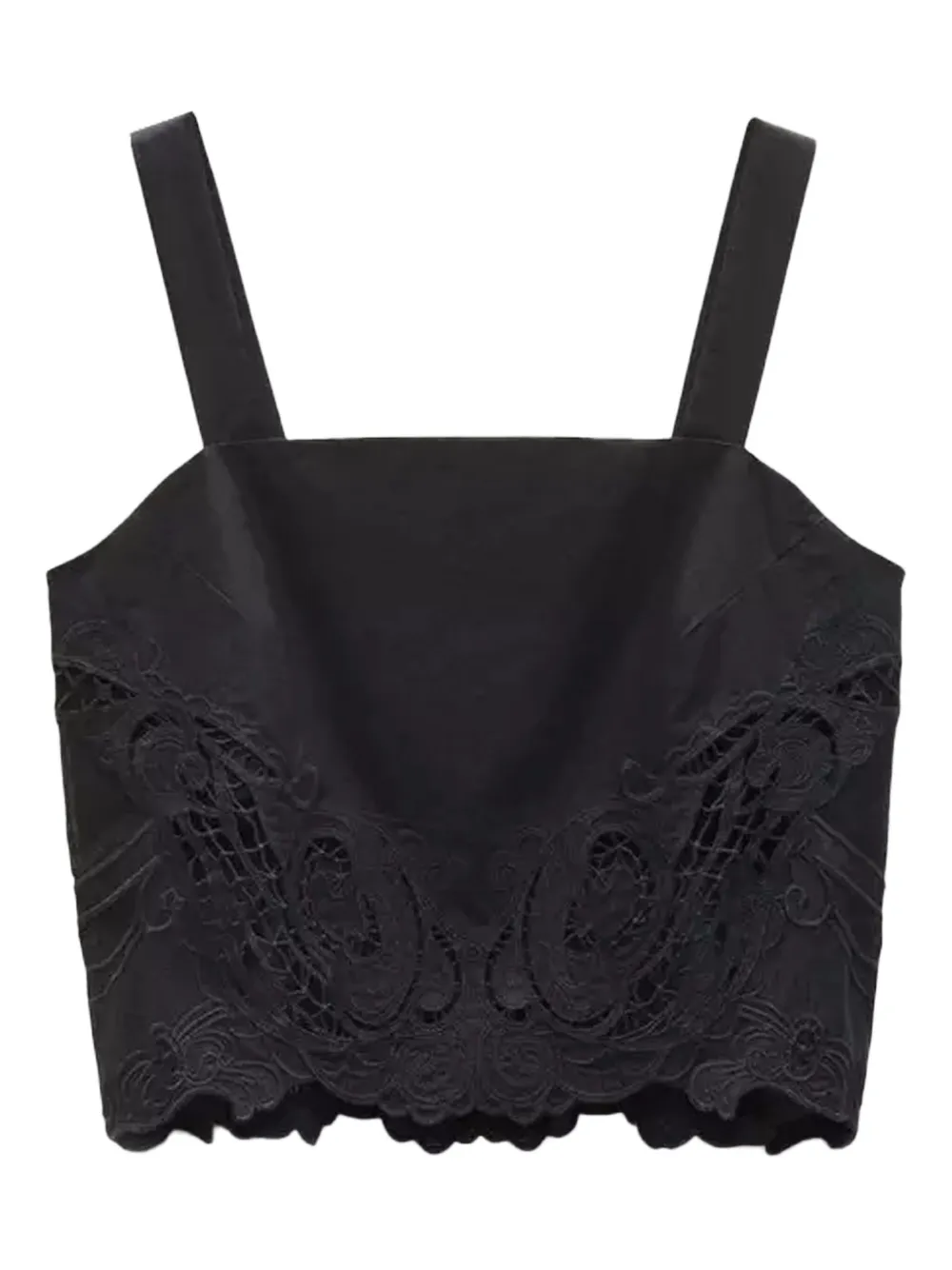 rag & bone Top con ricamo - Nero