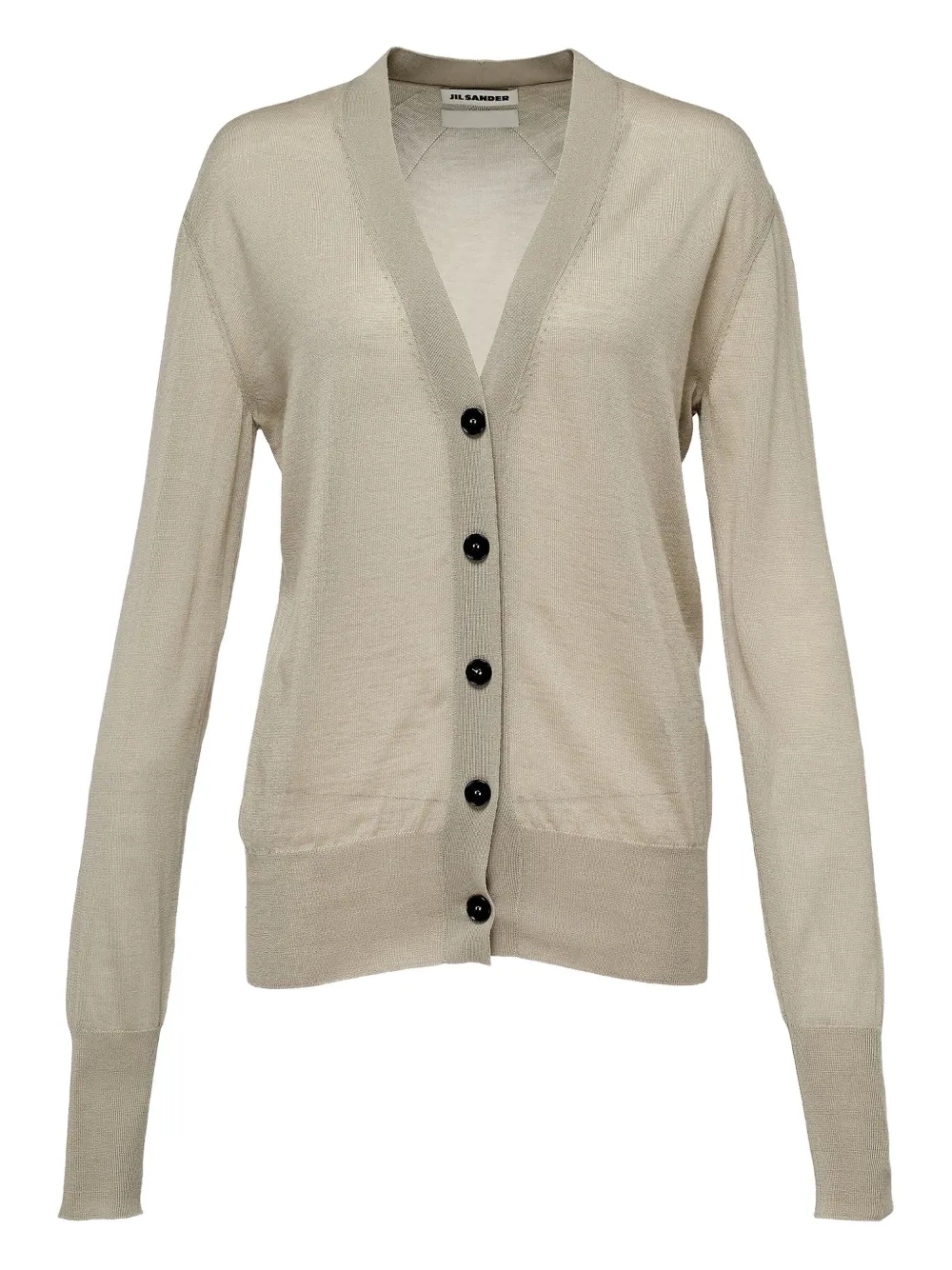 Jil Sander button-front cardigan Beige