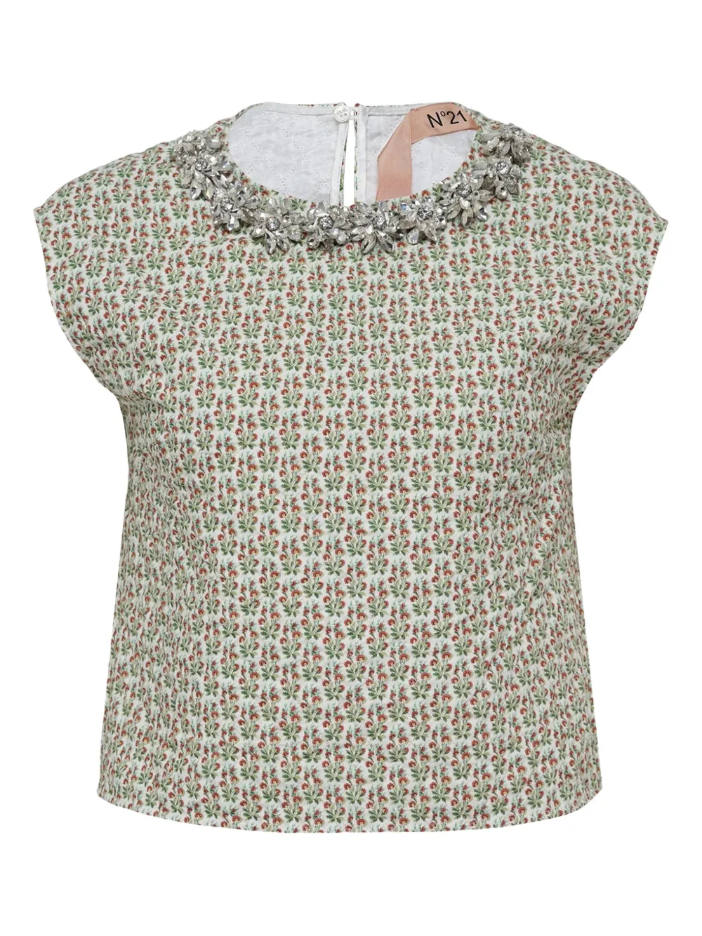 N°21 Floral-print Blouse In Multi