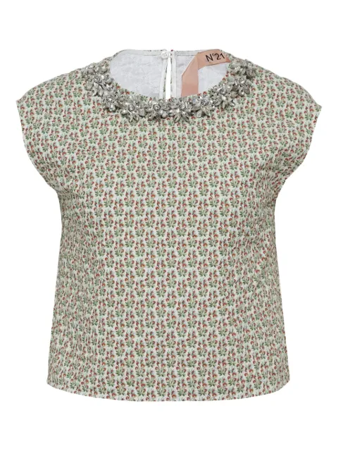 Nº21 floral-print blouse