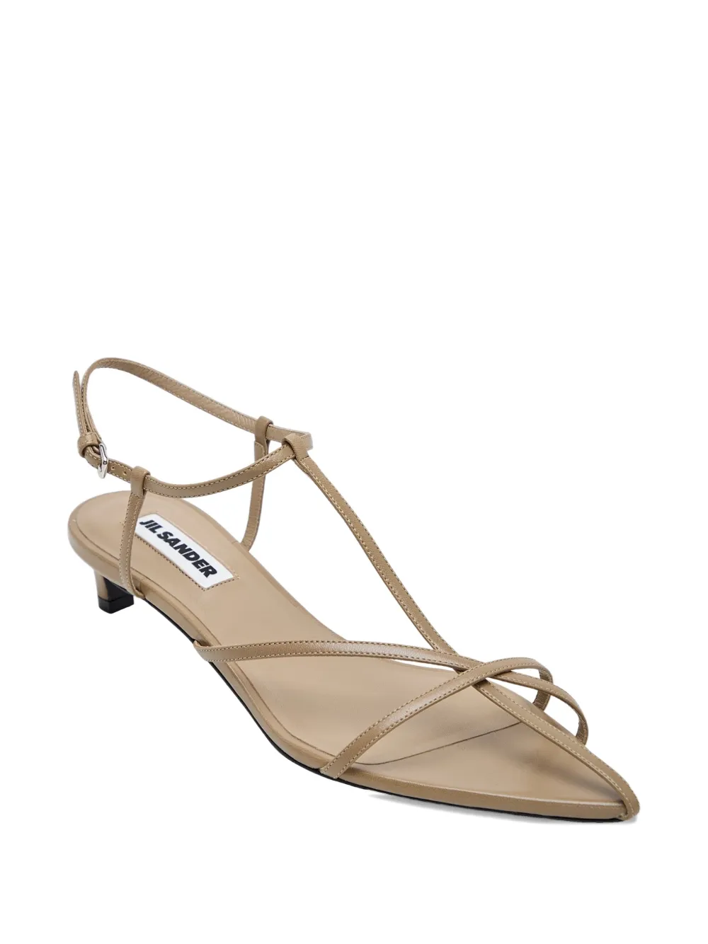 Jil Sander Cage pointed sandals Neutrals