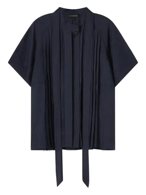 Lee Mathews Anita pleated shirt