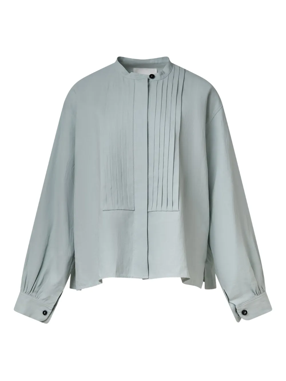 Jil Sander pleat-detail shirt - Blu