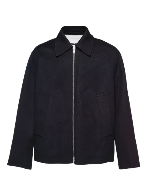 Jil Sander zip-front wool jacket