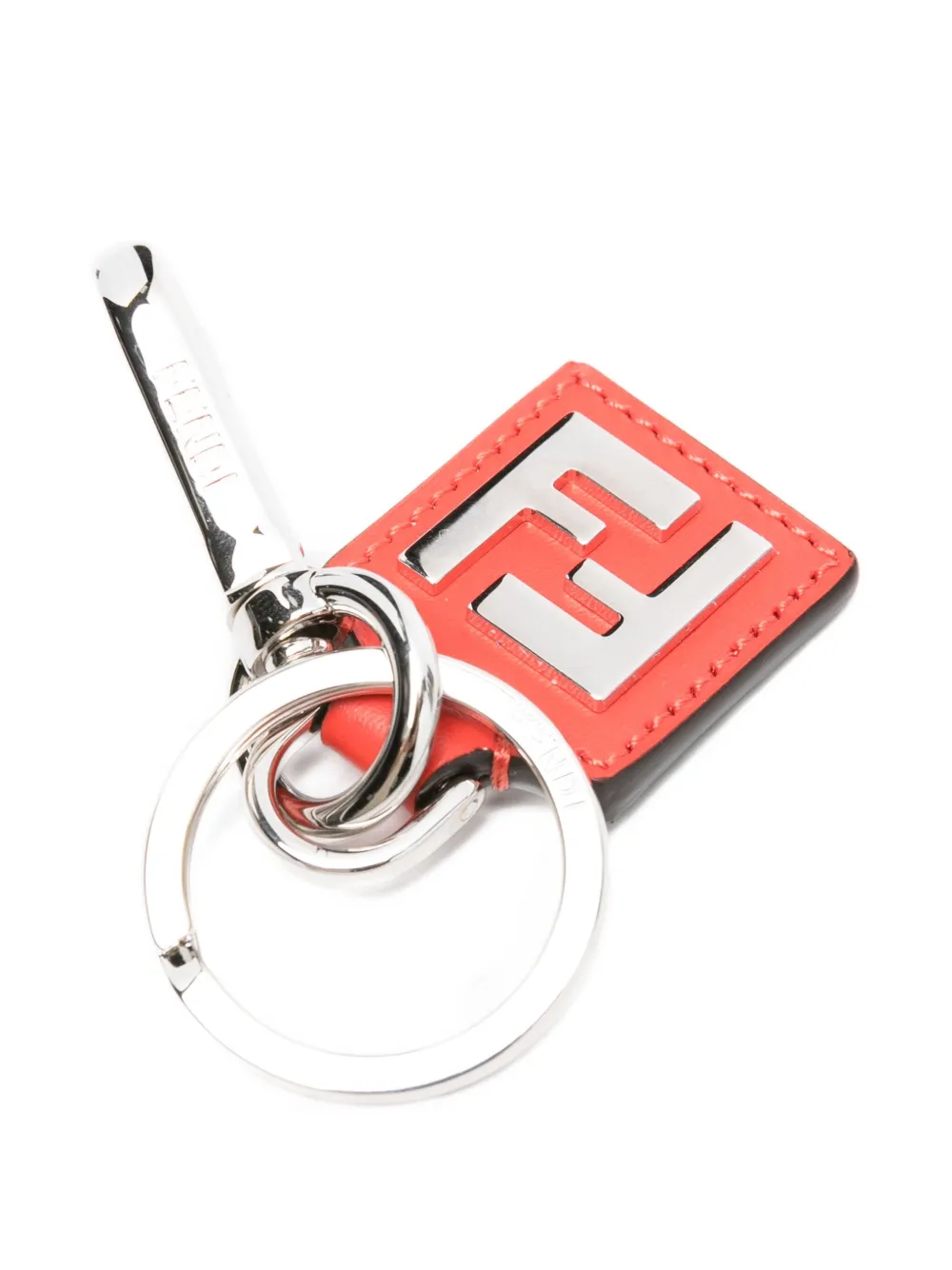 FENDI FF Squared leather keyring | Image 2