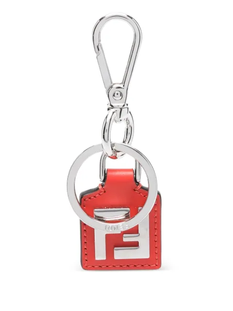 FENDI FF Squared leather keyring