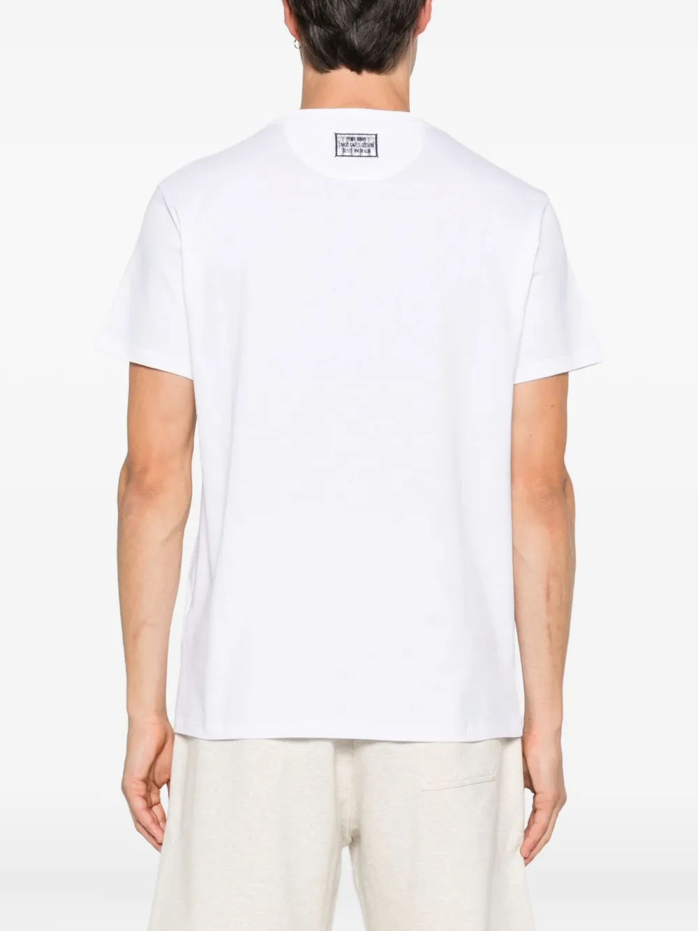 FENDI Poloshirt met logoplakkaat Wit