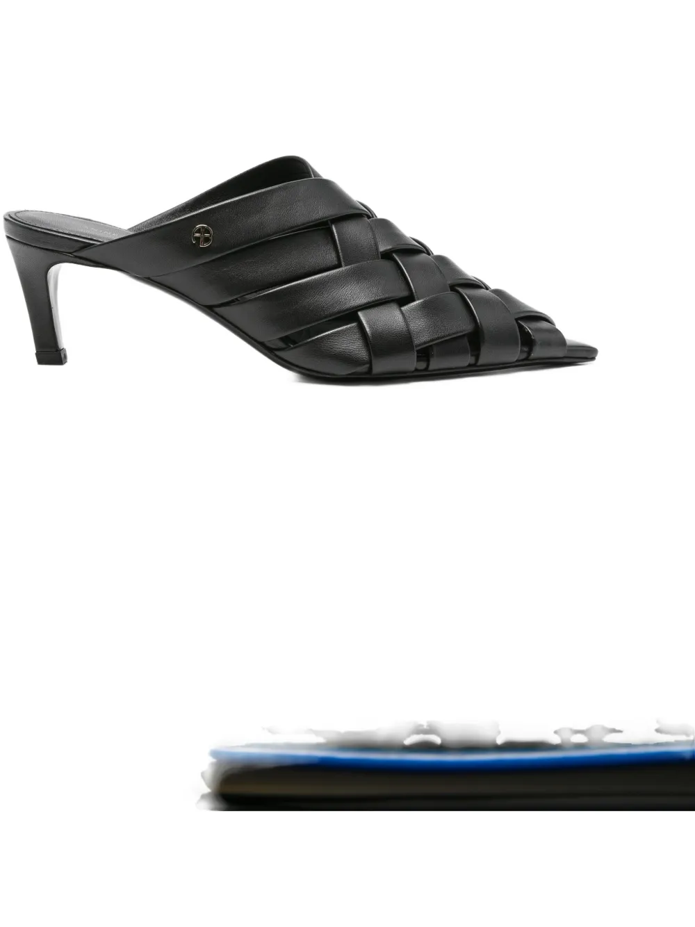 Anine Bing Heeled Mules Eve In Black