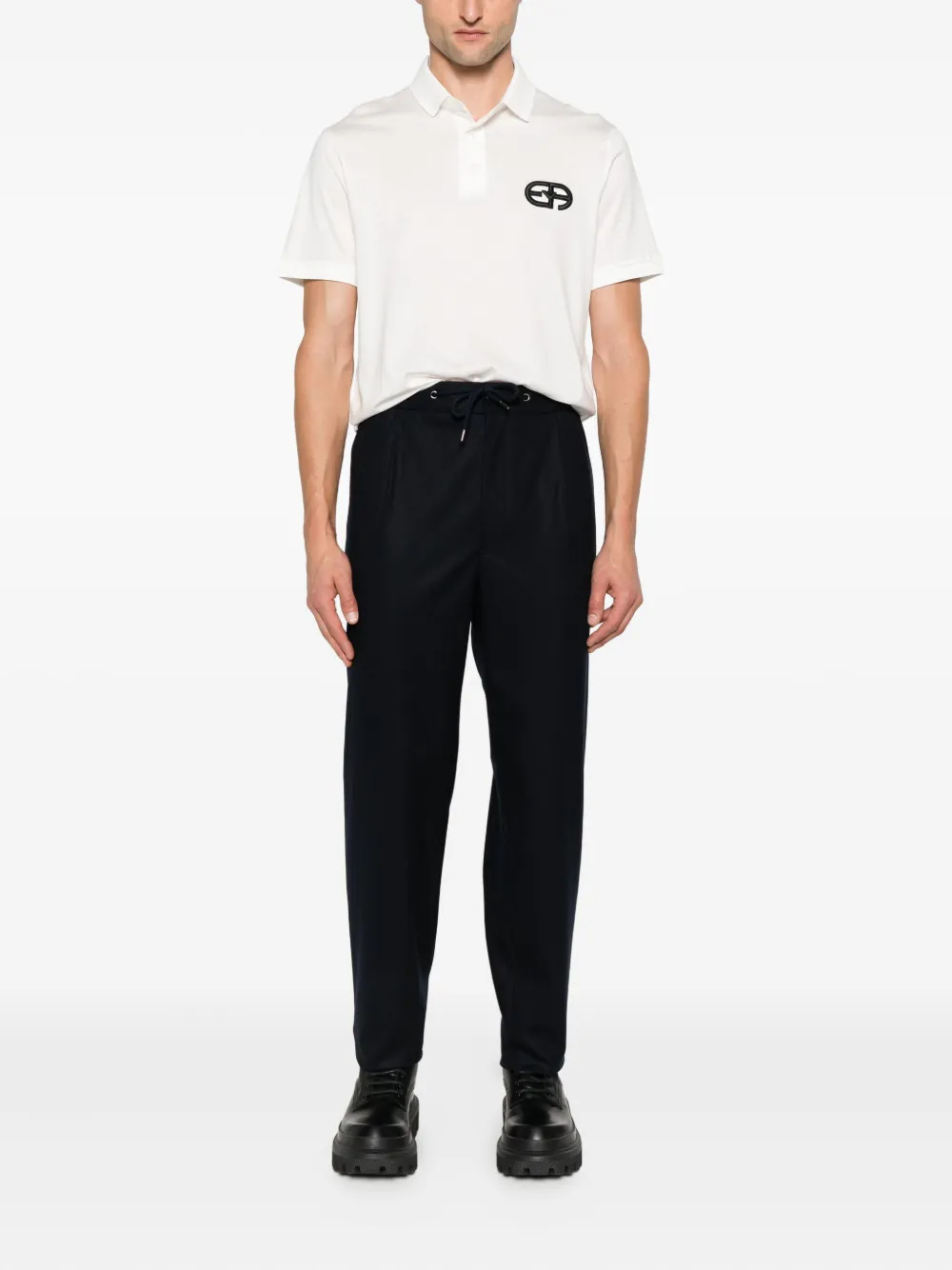 Emporio Armani logo-embroidered polo shirt | Image 2
