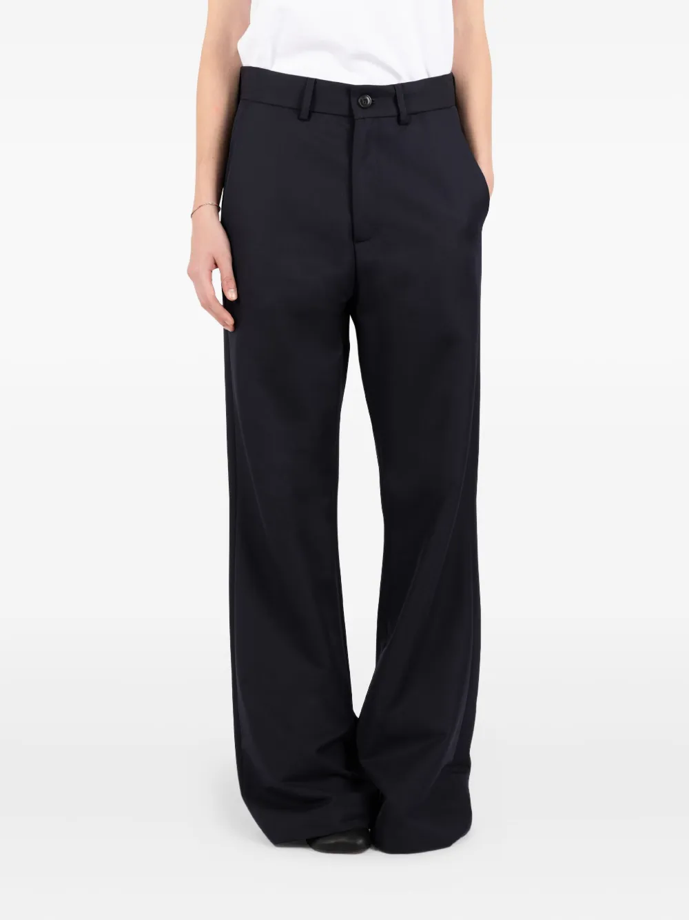 Société Anonyme Elegant Mark broek met wijde pijpen Blauw
