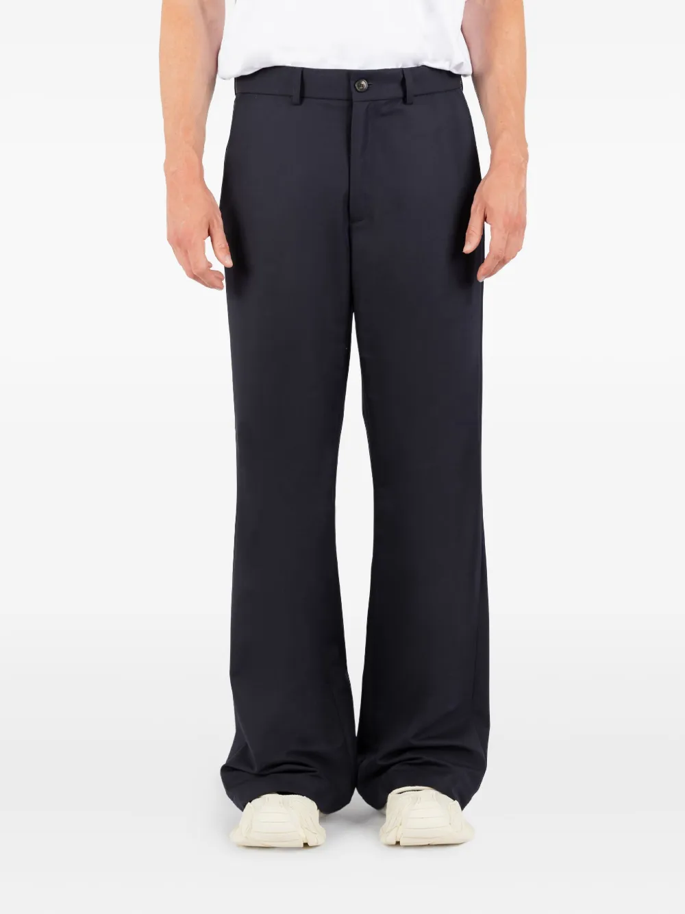 Société Anonyme Elegant Mark wide-leg trousers Blauw