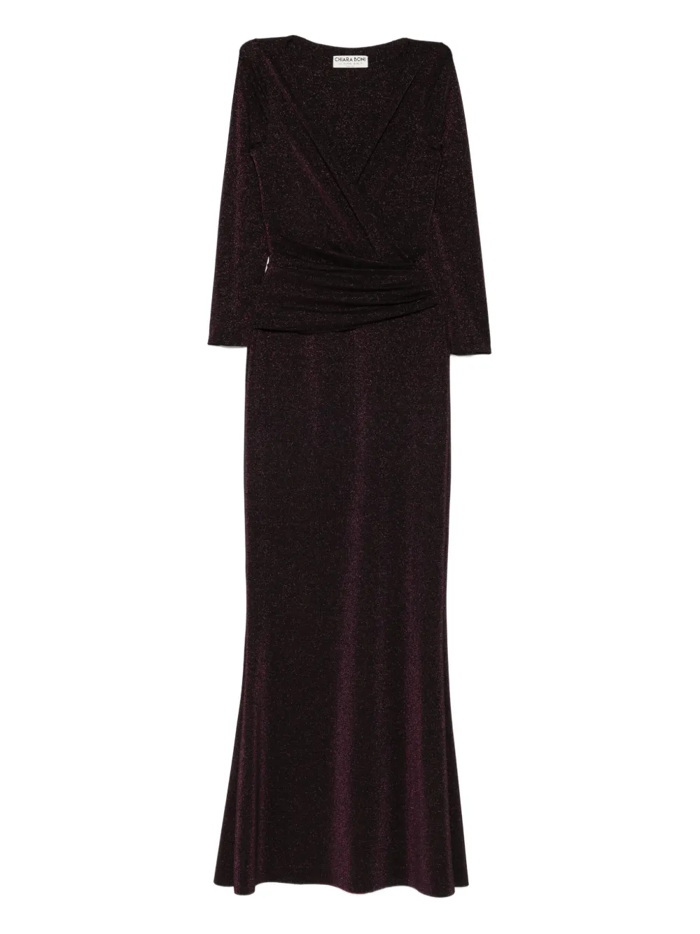 CHIARA BONI La Petite Robe Metallic maxi-wikkeljurk Paars