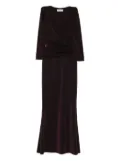 CHIARA BONI La Petite Robe metallic maxi dress - Purple