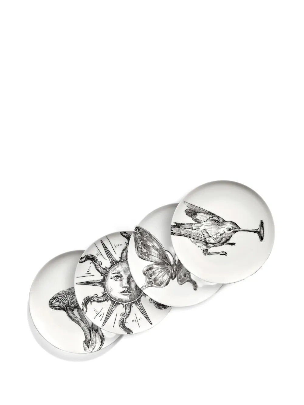 Serax x Tomorrowland porcelain plate (set of four) | White | Image 1