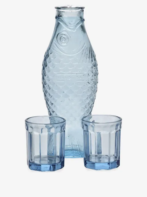 Serax Fish and Fish 水瓶和玻璃杯（四件装）