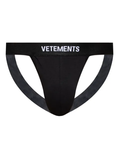 VETEMENTS logo-waistband jockstrap