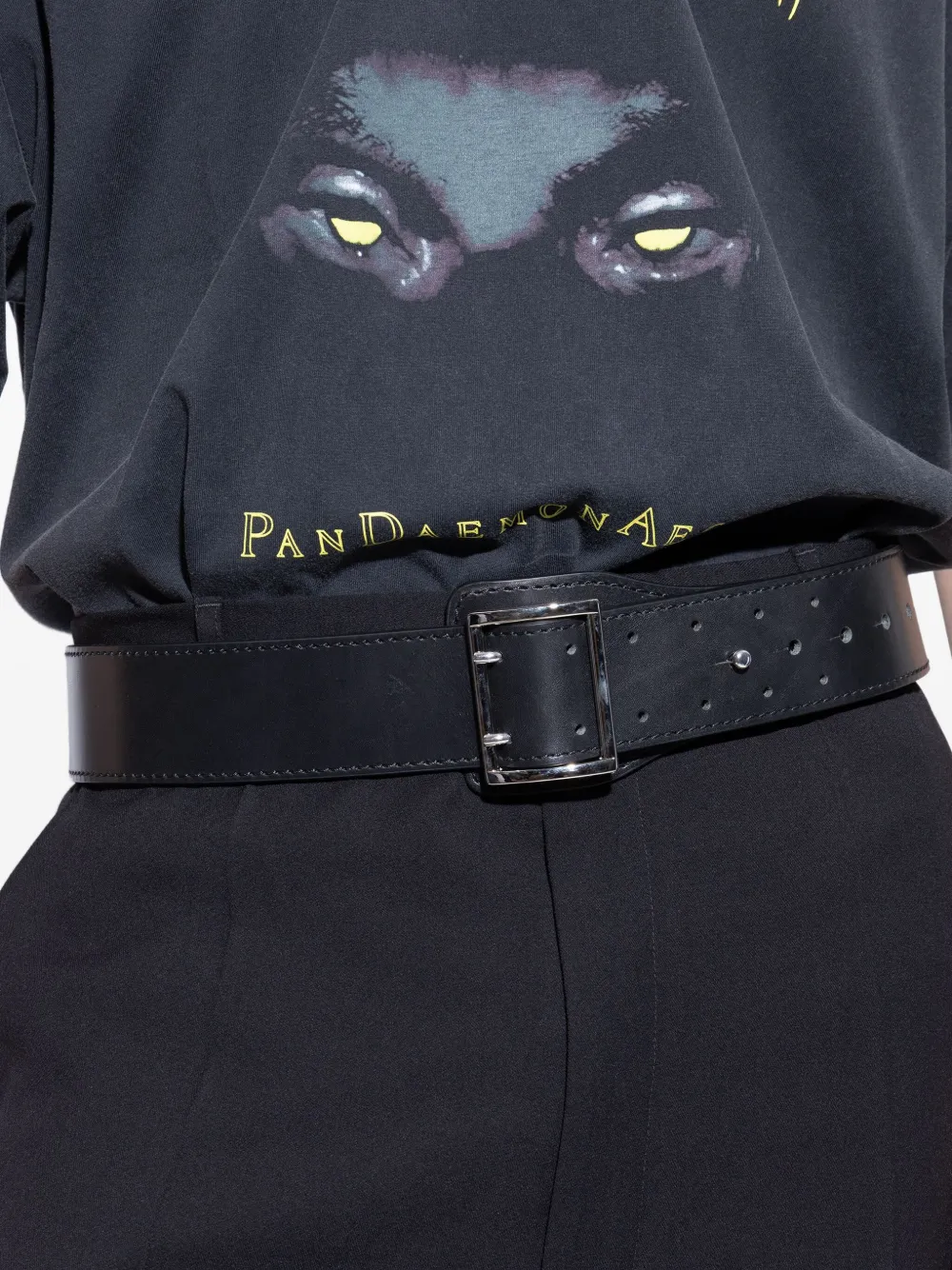 VETEMENTS Riem met studs Zwart