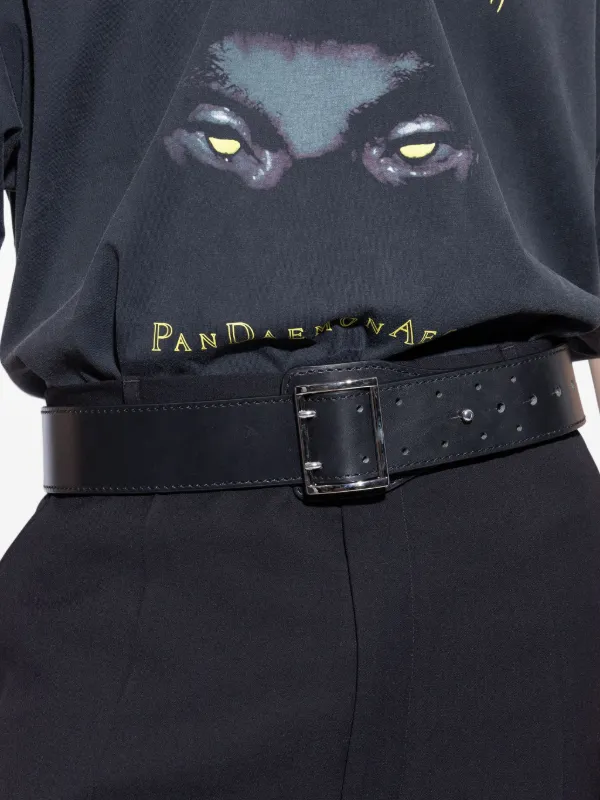 VETEMENTS スタッズ レザーベルト | ブラック | FARFETCH JP