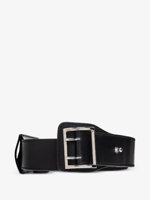 VETEMENTS leather studded belt