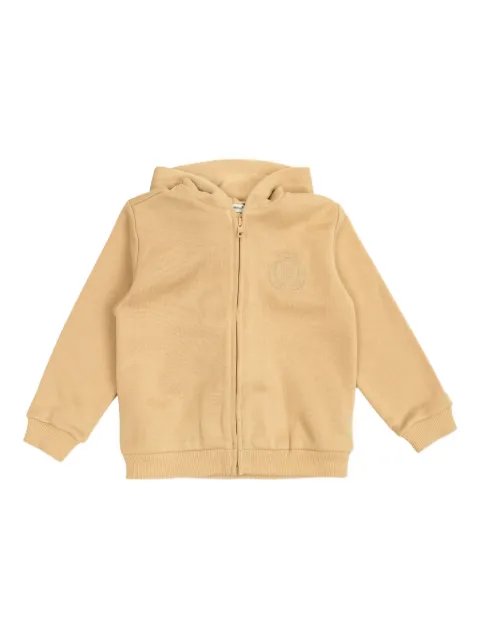 Dolce & Gabbana Kids logo-embroidered zip-up hoodie