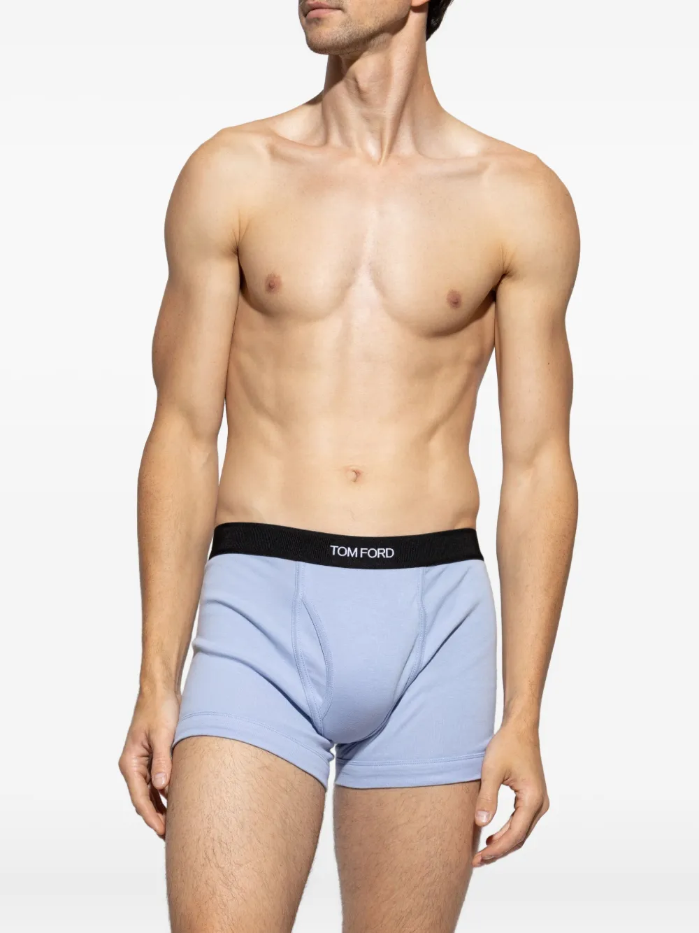 TOM FORD Boxershorts met logo tailleband Blauw