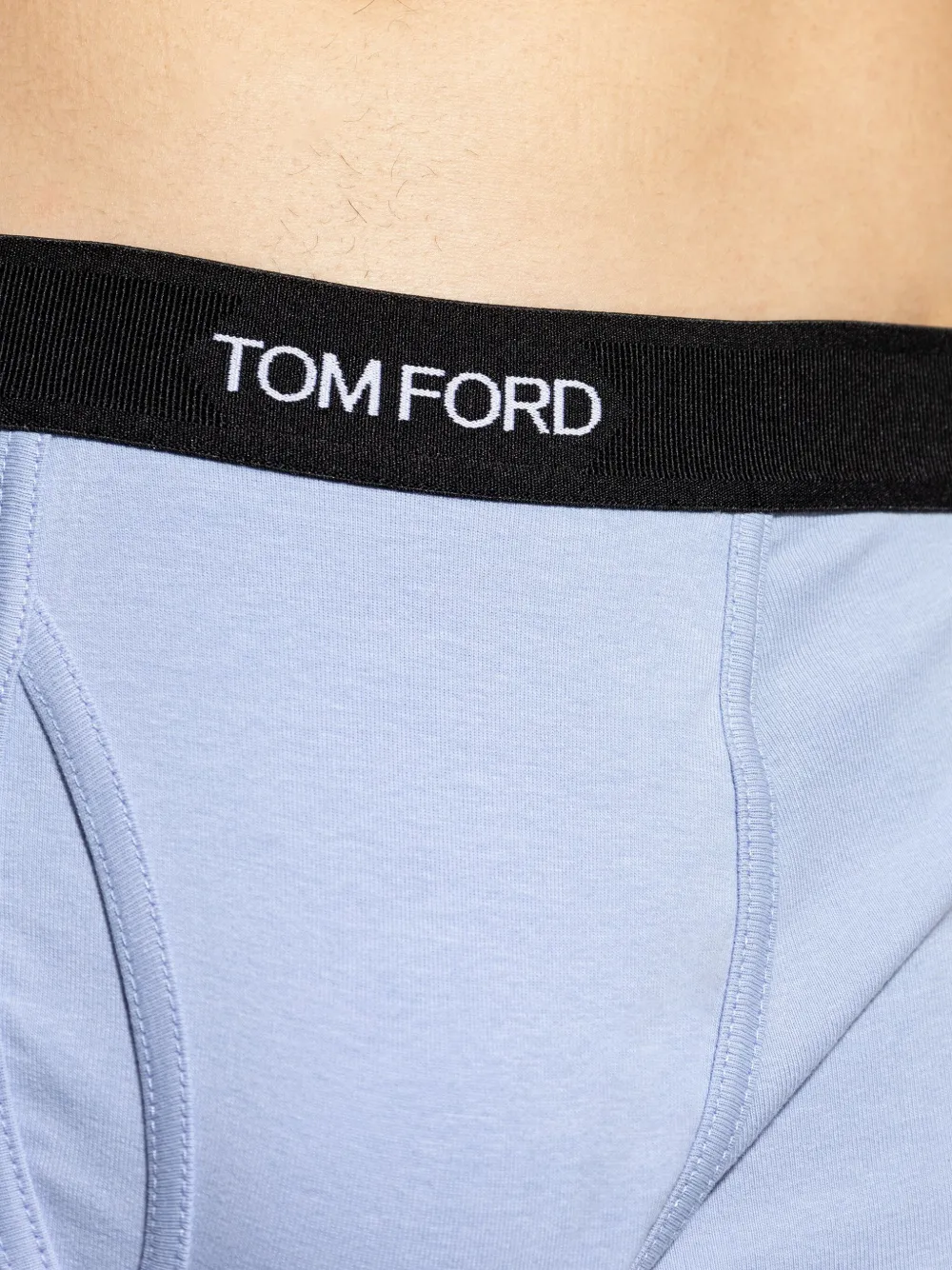 TOM FORD Boxershorts met logo tailleband Blauw