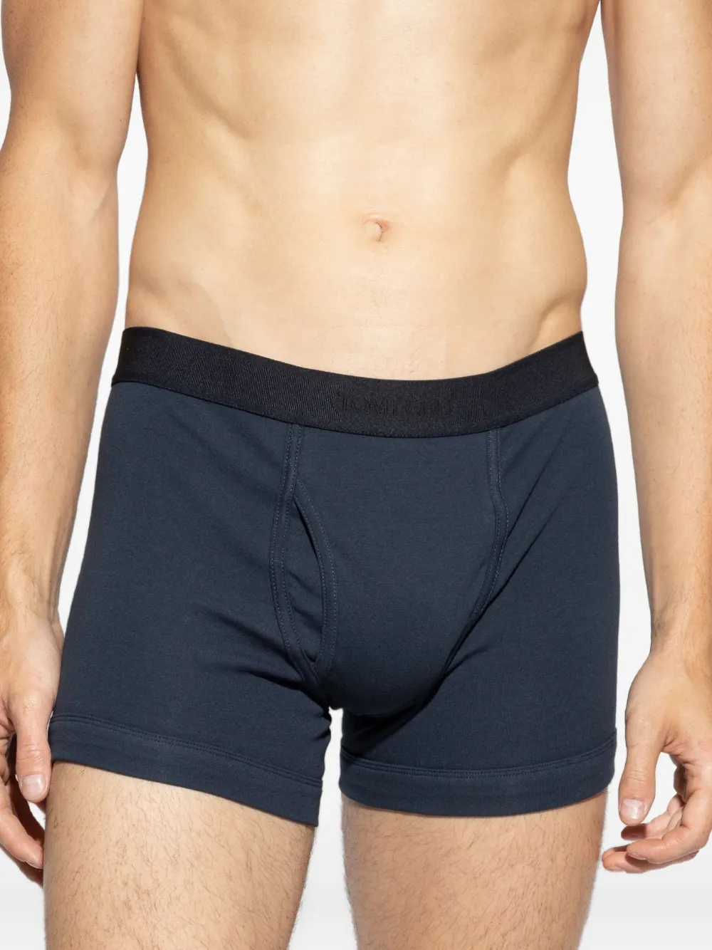 TOM FORD Boxershorts met logo tailleband Blauw