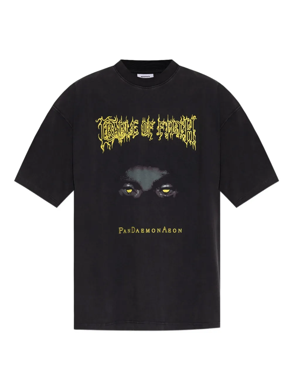 VETEMENTS graphic-print T-shirt | Black | Image 1