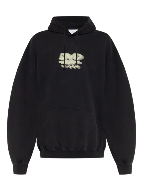 VETEMENTS graphic-print cotton hoodie