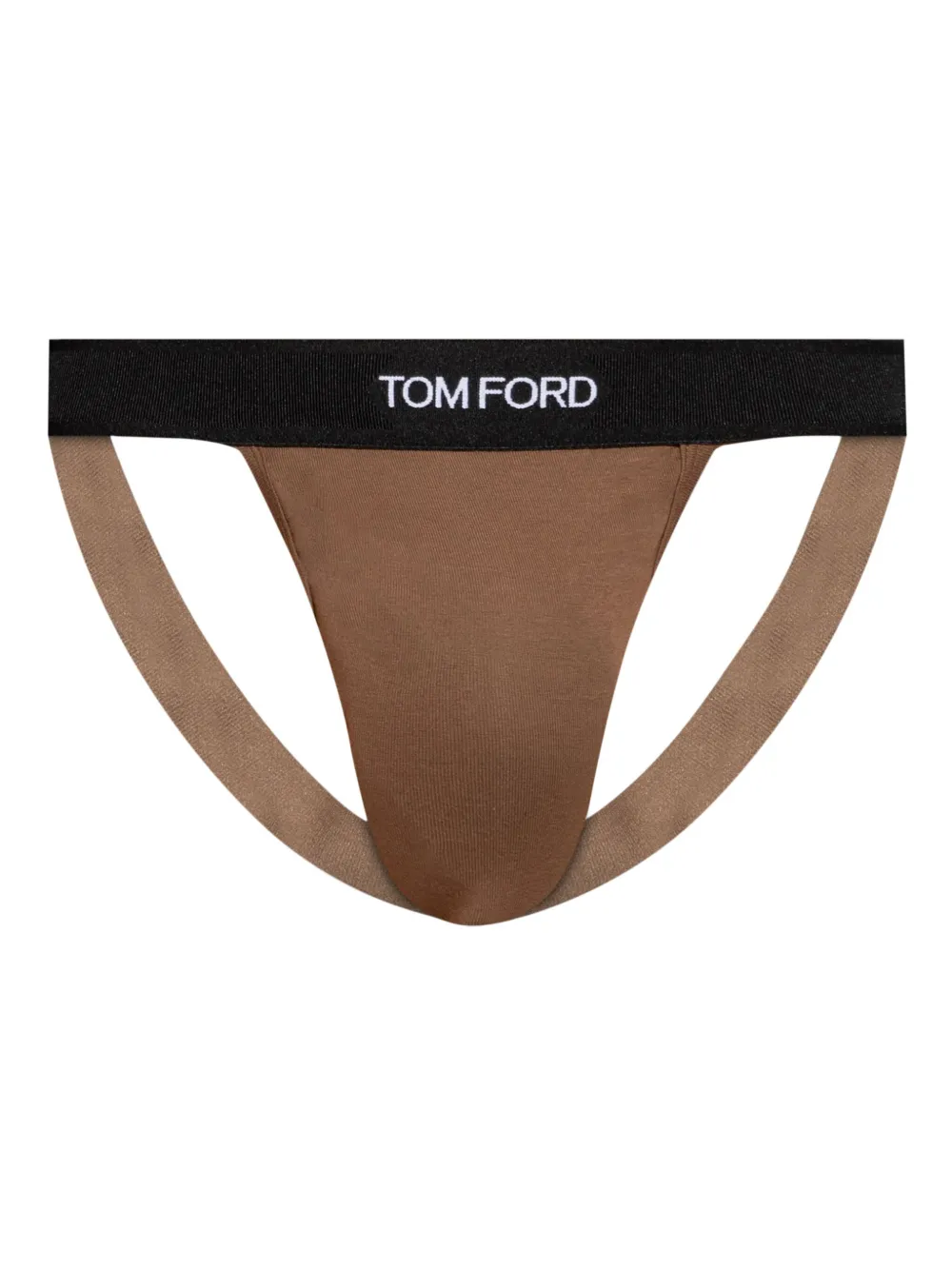 TOM FORD Jockstrap verfraaid met logo Bruin