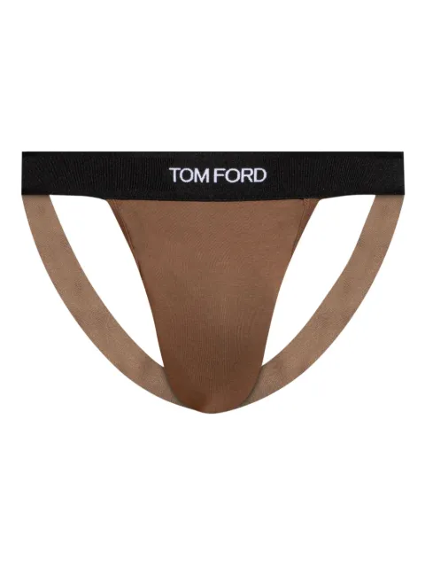 TOM FORD logo-embellished jockstrap