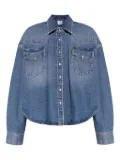 VETEMENTS button-fastening denim shirt - Blue