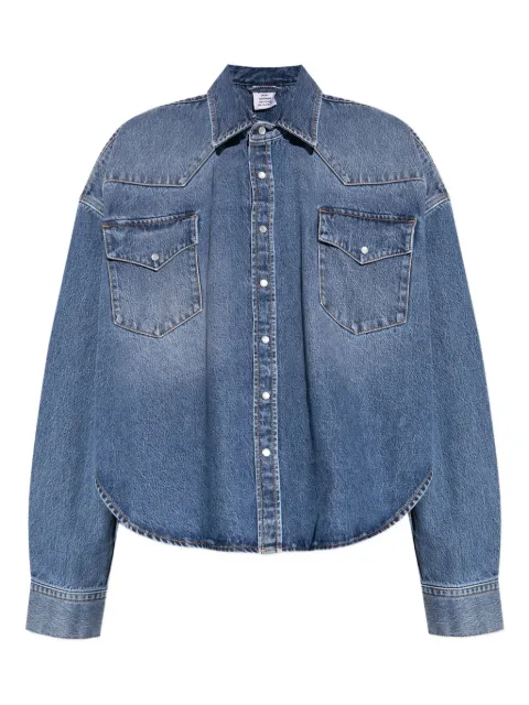 VETEMENTS button-fastening denim shirt