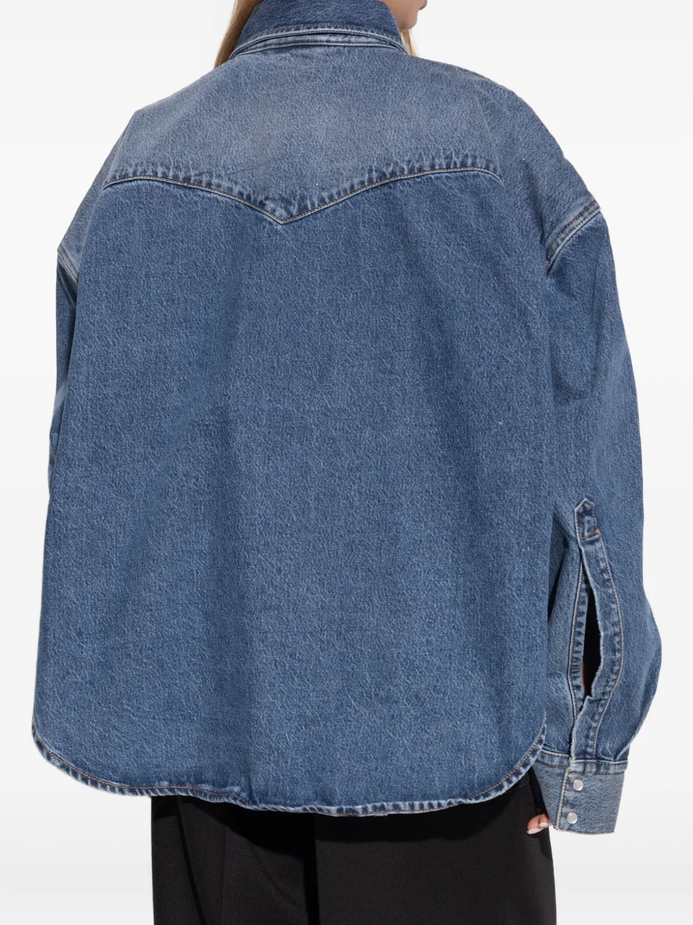 VETEMENTS Denim blouse Blauw