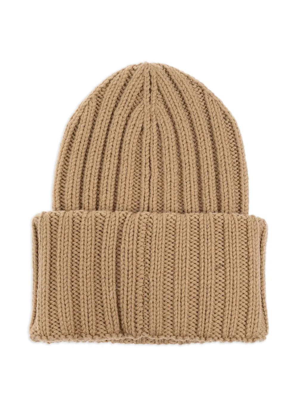 DSQUARED2 Geribbelde muts met logopatch Bruin