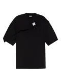 VETEMENTS layered-panel T-shirt - Black