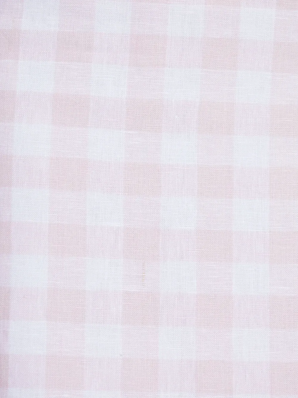 LoveShackFancy Rok met gingham ruit Wit