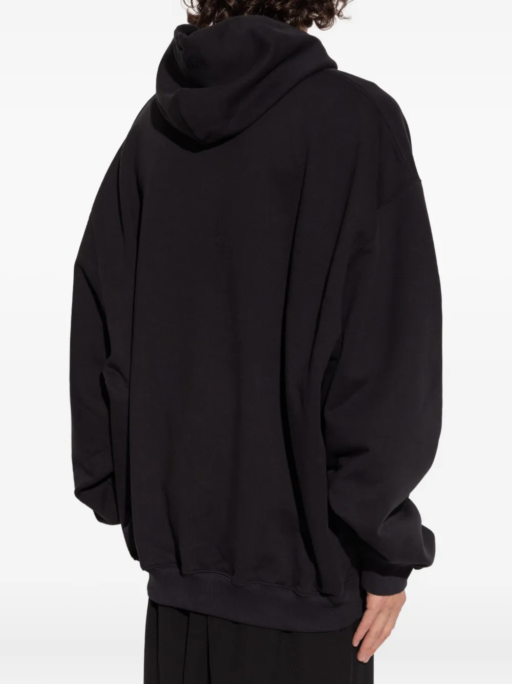 VETEMENTS Hoodie met Night In Paris-print Zwart