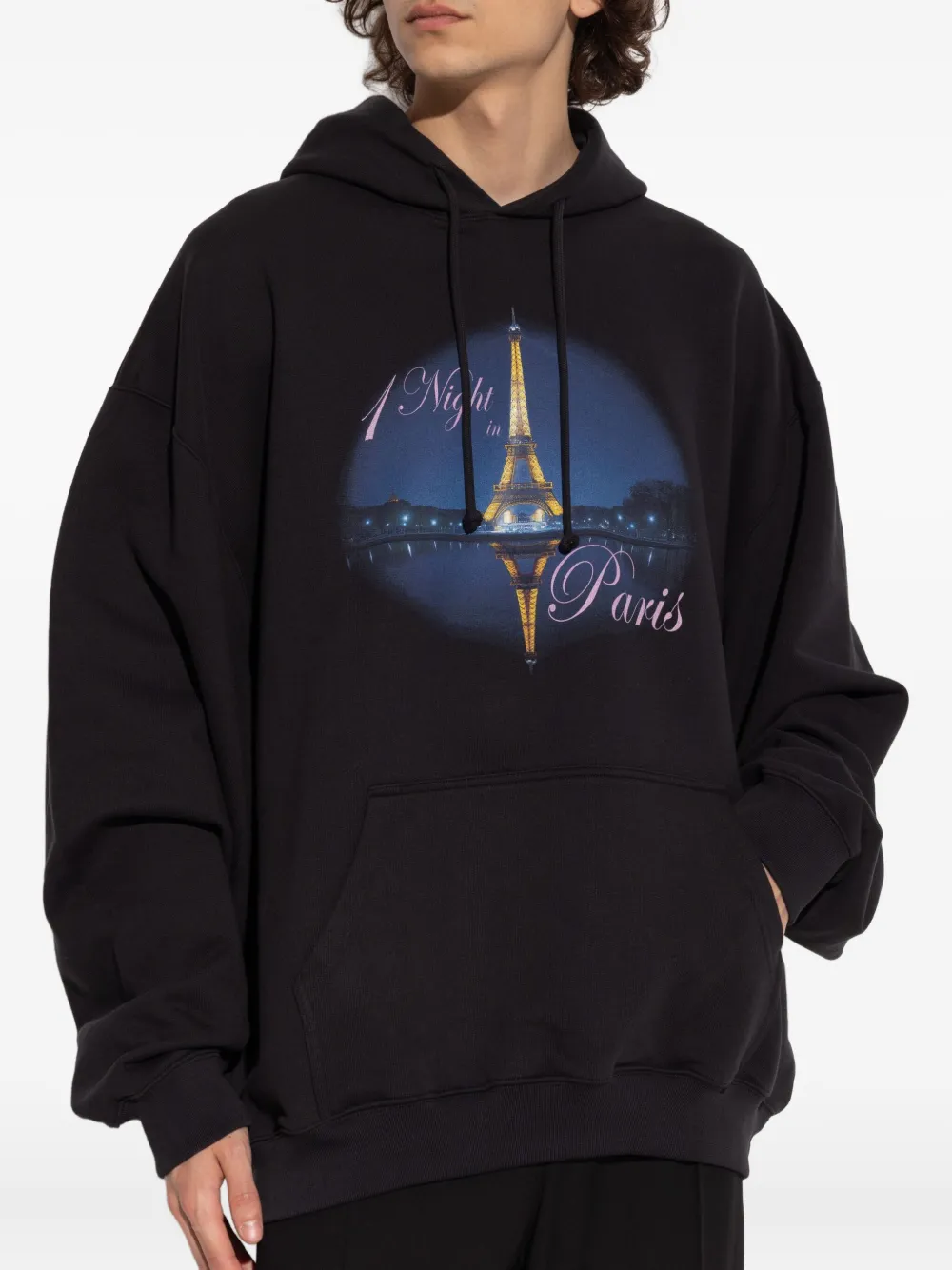 VETEMENTS Night In Paris-print hoodie | Hoodies | Image 2