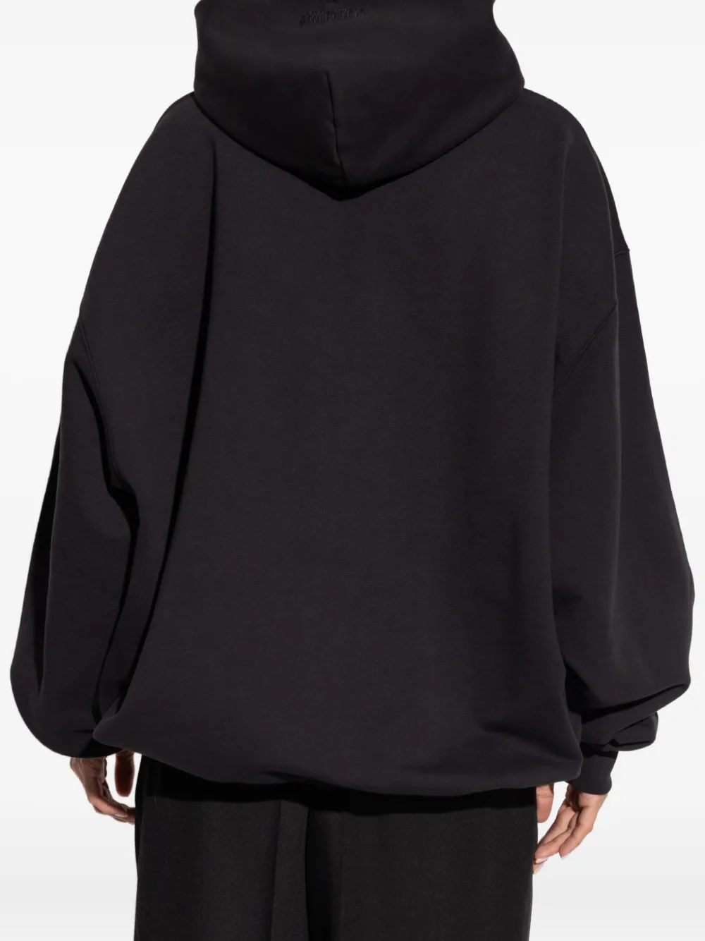 VETEMENTS Hoodie met Night In Paris-print Zwart