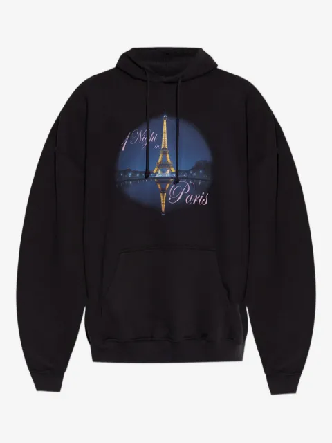 VETEMENTS Night In Paris-print hoodie