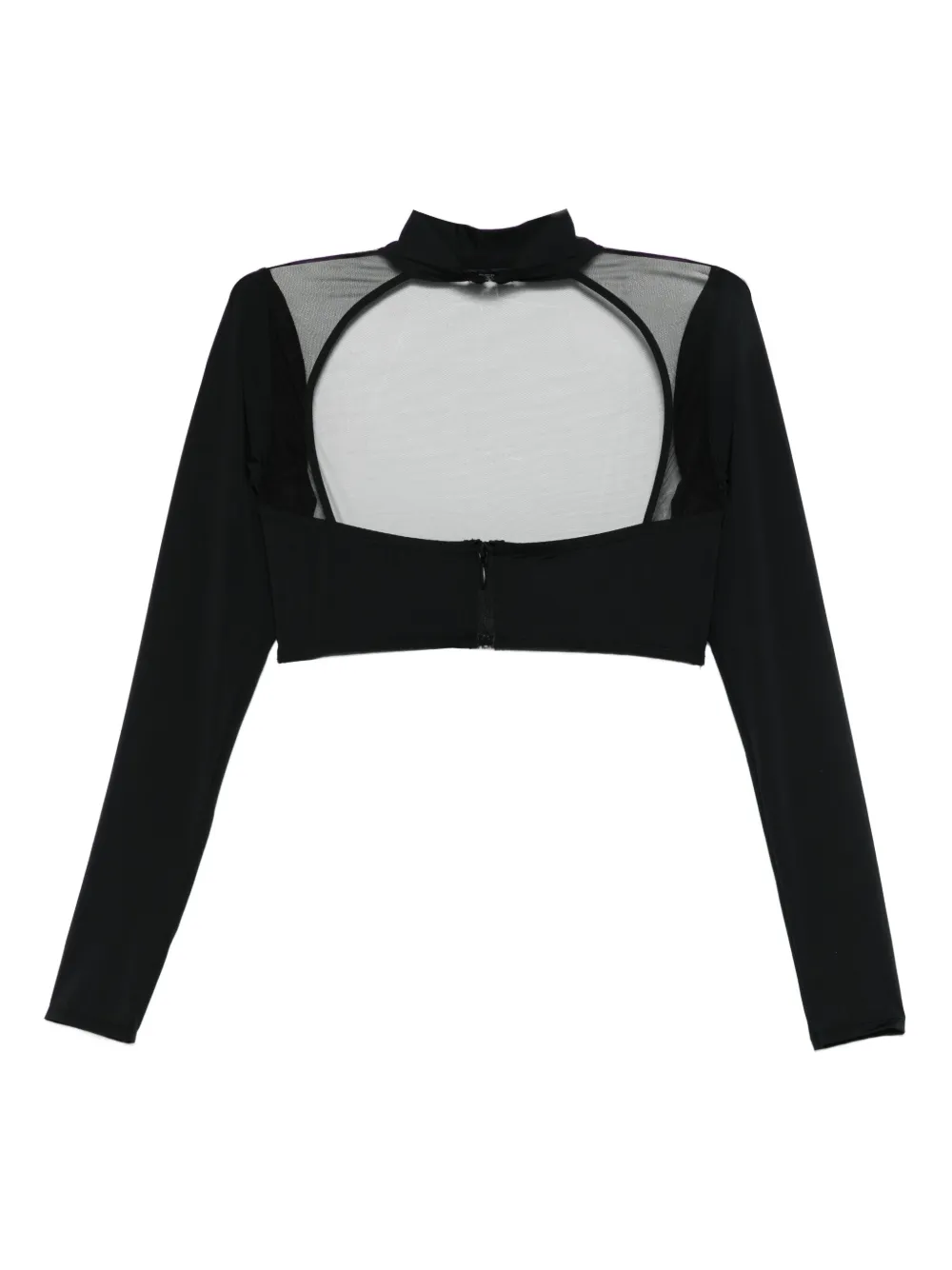 Maison Close sheer-panelled long-sleeves top | Image 2