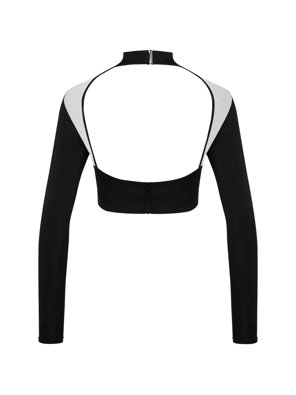 Maison Close Pure Tentation doorzichtige top met lange mouwen Zwart