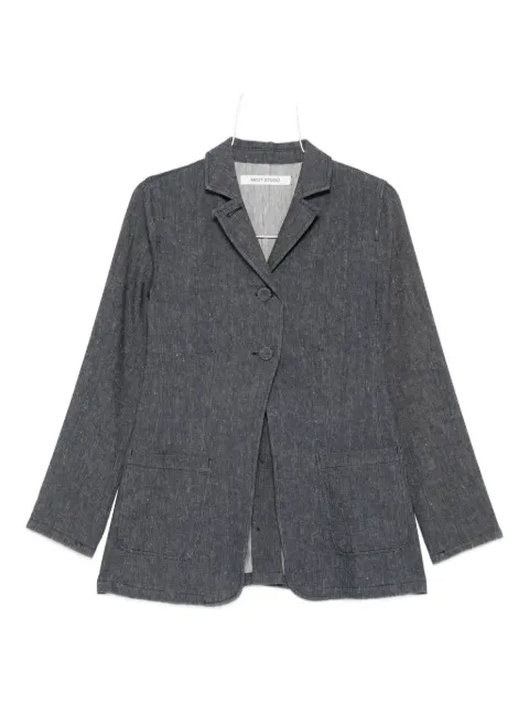 MARK KENLY DOMINO TAN Robin button-fastening blazer