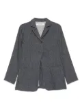 MARK KENLY DOMINO TAN Robin button-fastening blazer - Blue